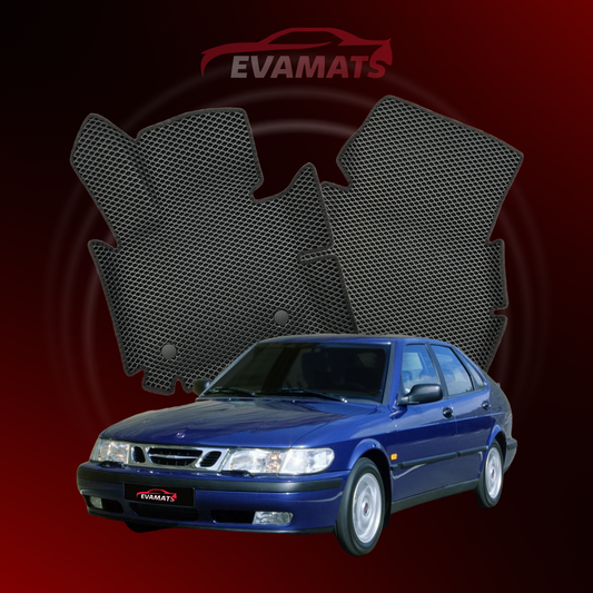 Tapis de voiture EVAMATS pour Saab 9-3 1 gen 1998-2003 année HATCHBACK 5 portes