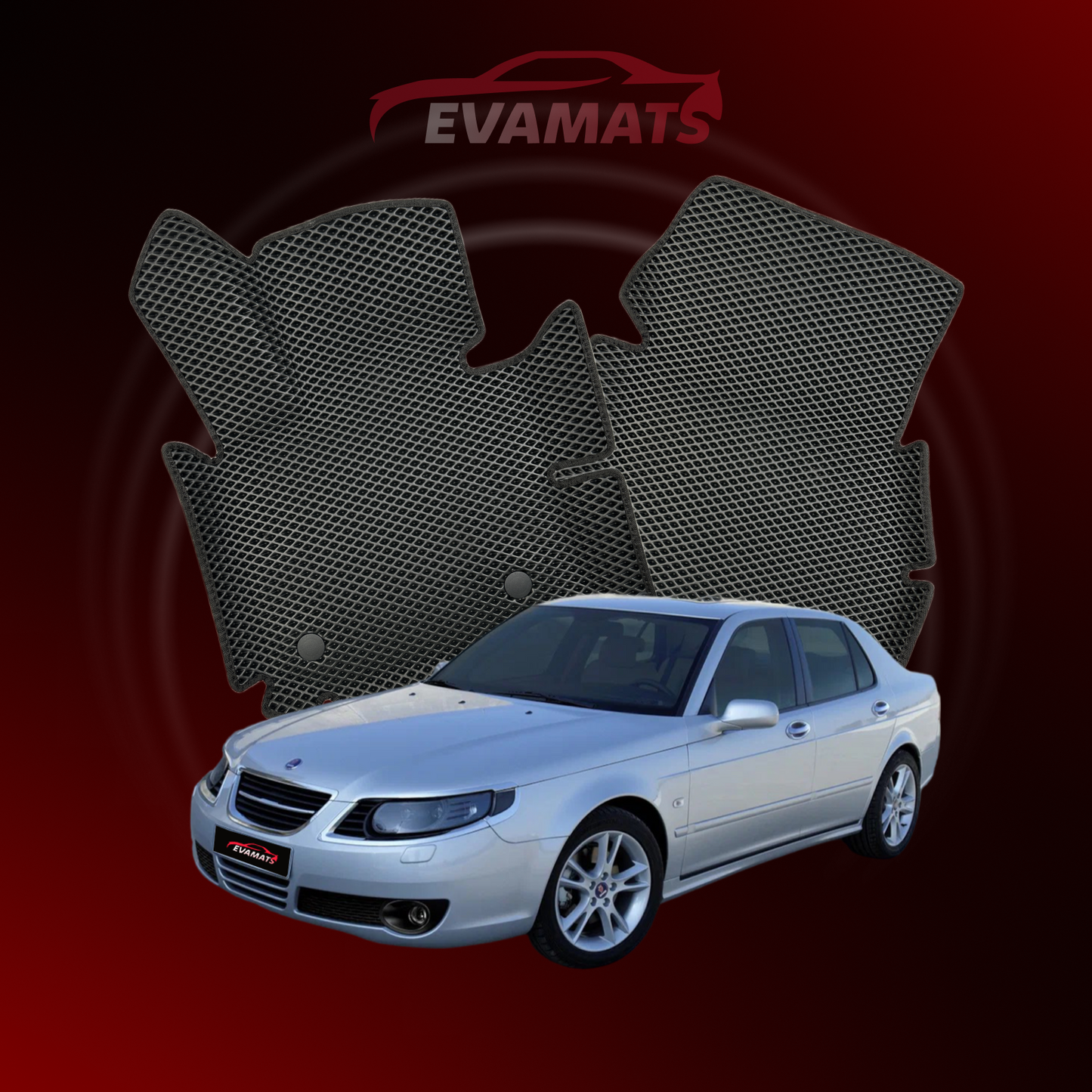 Autokoberce EVAMATS pre Saab 9-5 1 gen 1997-2010 rok SEDAN