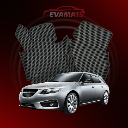 Tapis de voiture EVAMATS pour Saab 9-5 2 gen 2010-2012 année SPORT STATION WAGON