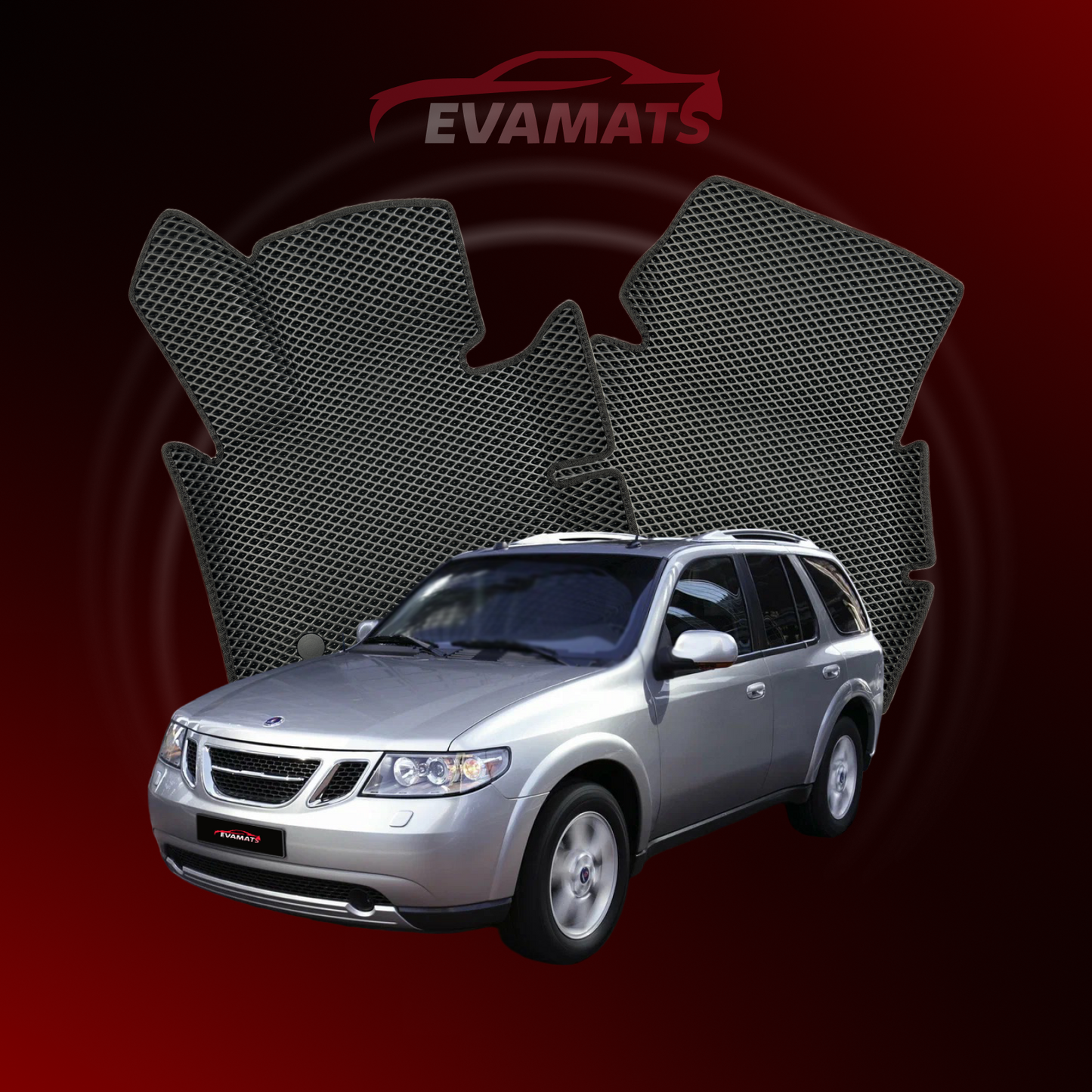 Fußmatten EVAMATS für Saab 9-7X 1 Gen 2005-2009 Jahr SUV