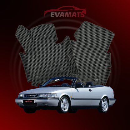 Autokoberce EVAMATS pre Saab 900 2 gen 1993-1998 rok CABRIO