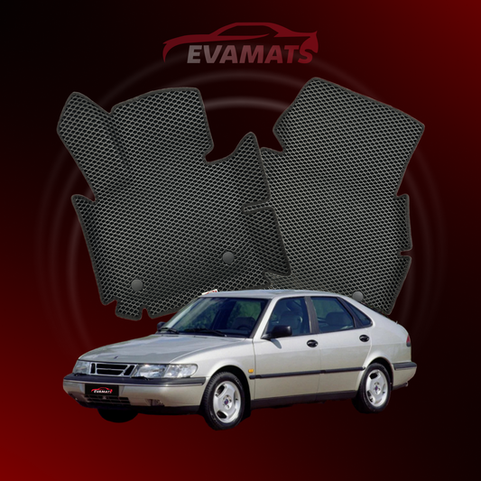 Tapis de voiture EVAMATS pour Saab 900 2 génération 1993-1998 année LIFTBACK