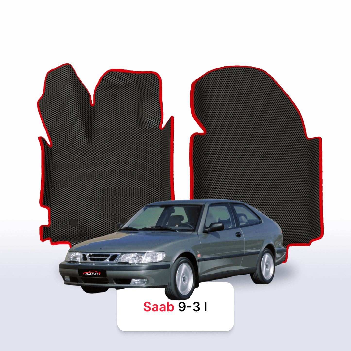Car mats EVAMATS for Saab 9-3 1 gen 1998-2003 year HATCHBACK 3 door