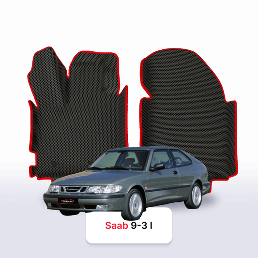 Car mats EVAMATS for Saab 9-3 1 gen 1998-2003 year HATCHBACK 3 door