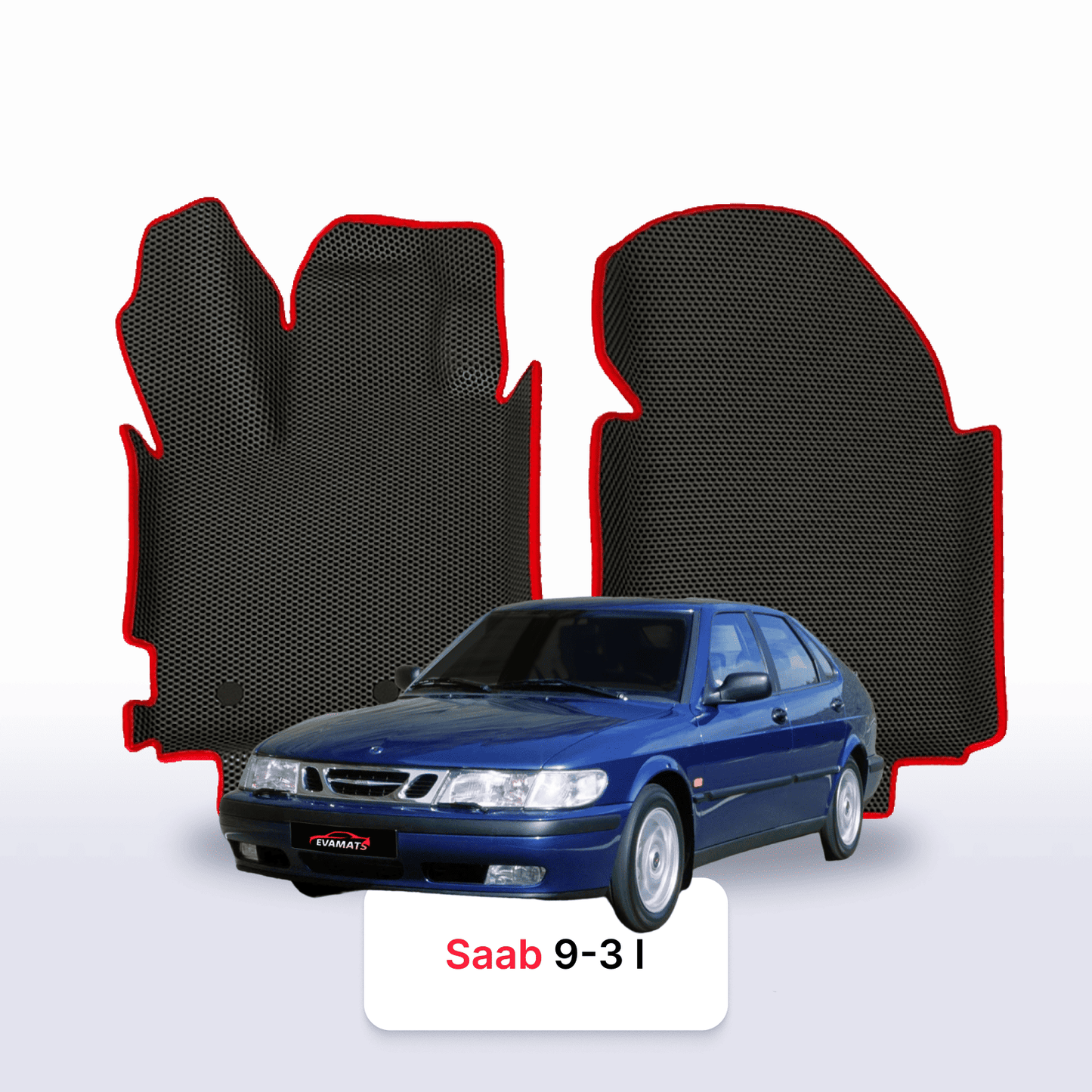Car mats EVAMATS for Saab 9-3 1 gen 1998-2003 year HATCHBACK 5 door