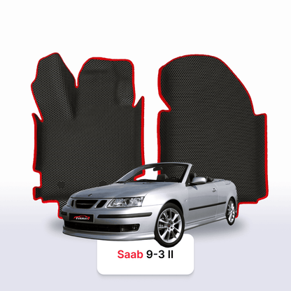 Car mats EVAMATS for Saab 9-3 2 gen 2002-2014 year CABRIO