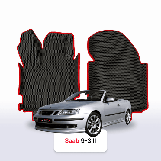 Car mats EVAMATS for Saab 9-3 2 gen 2002-2014 year CABRIO