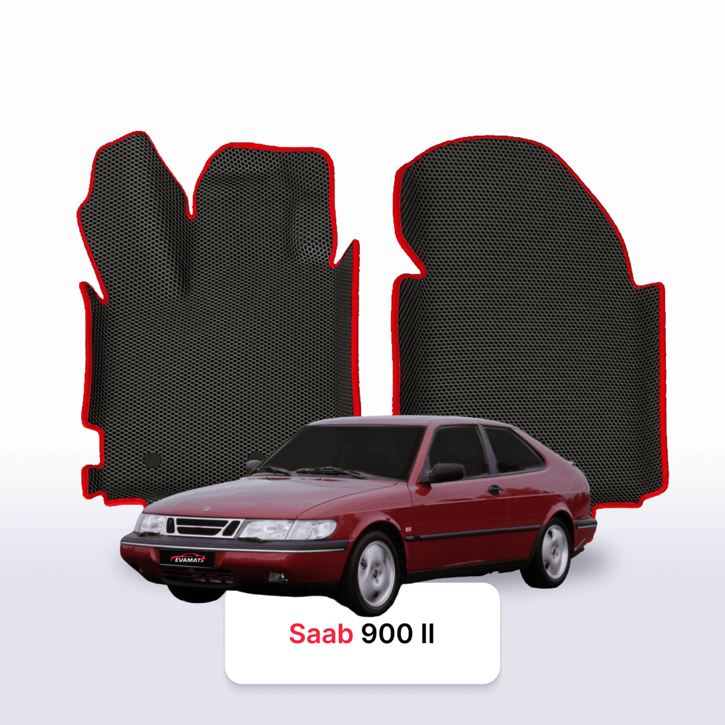 Car mats EVAMATS for Saab 900 2 gen 1993-1998 year HATCHBACK 3 door
