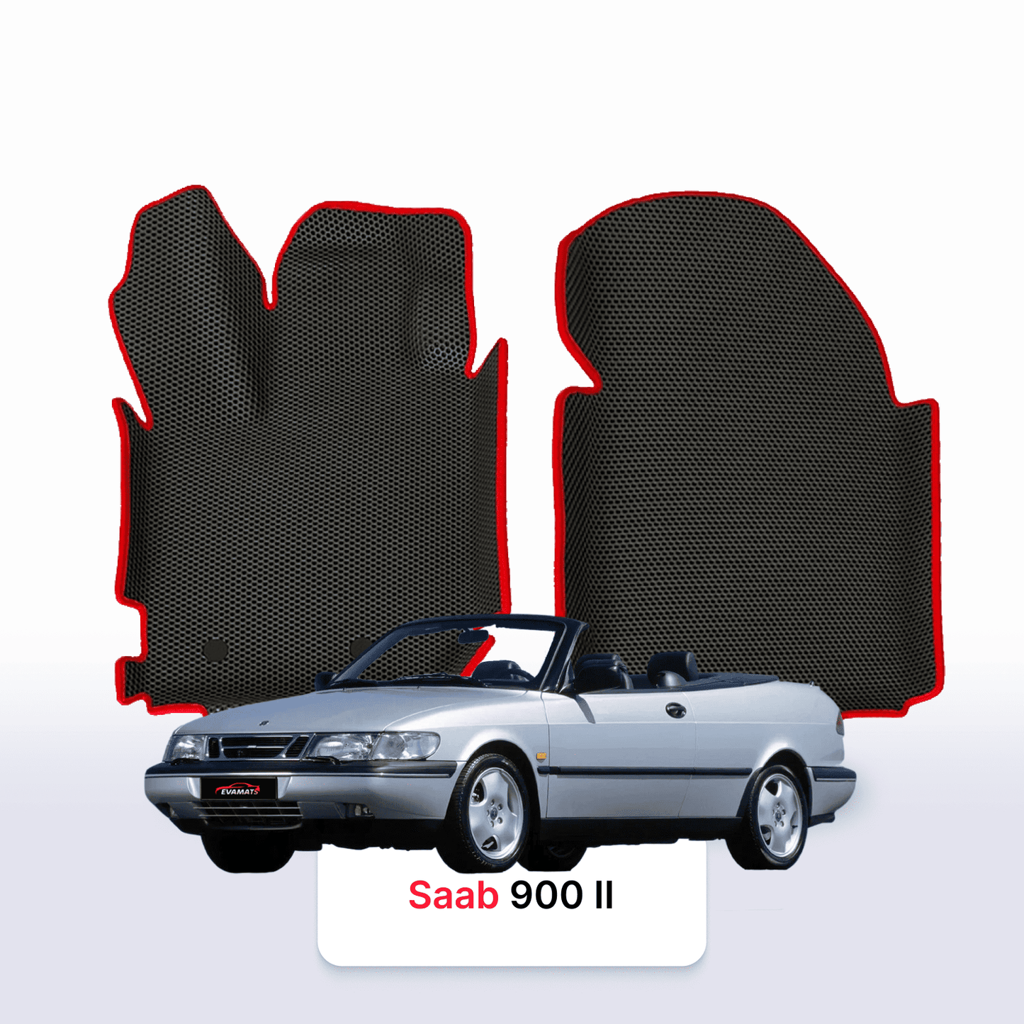 Car mats EVAMATS for Saab 900 2 gen 1993-1998 year CABRIO