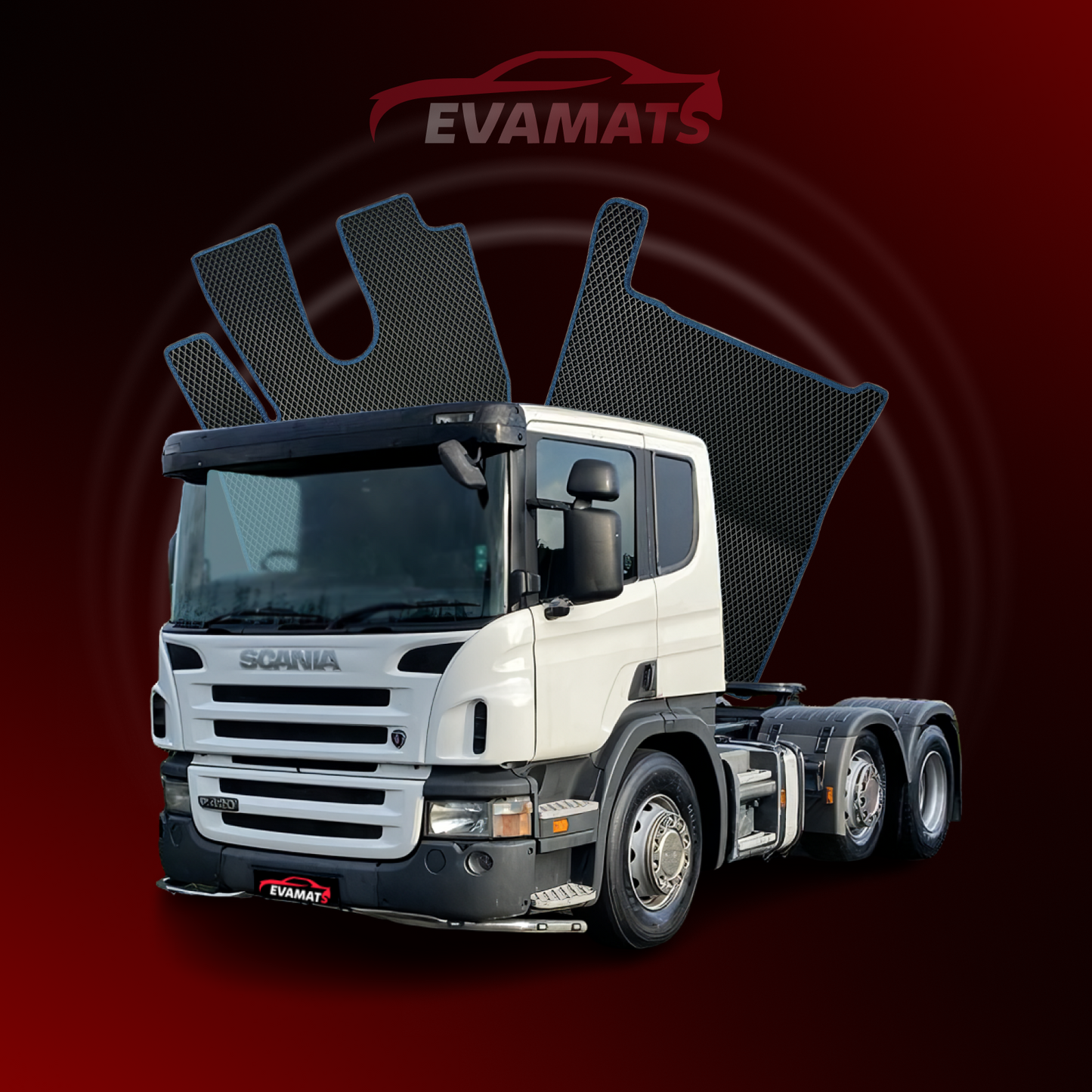 Tappetini per auto EVAMATS per Scania P420 1 gen 2004-2017 anno CAMION