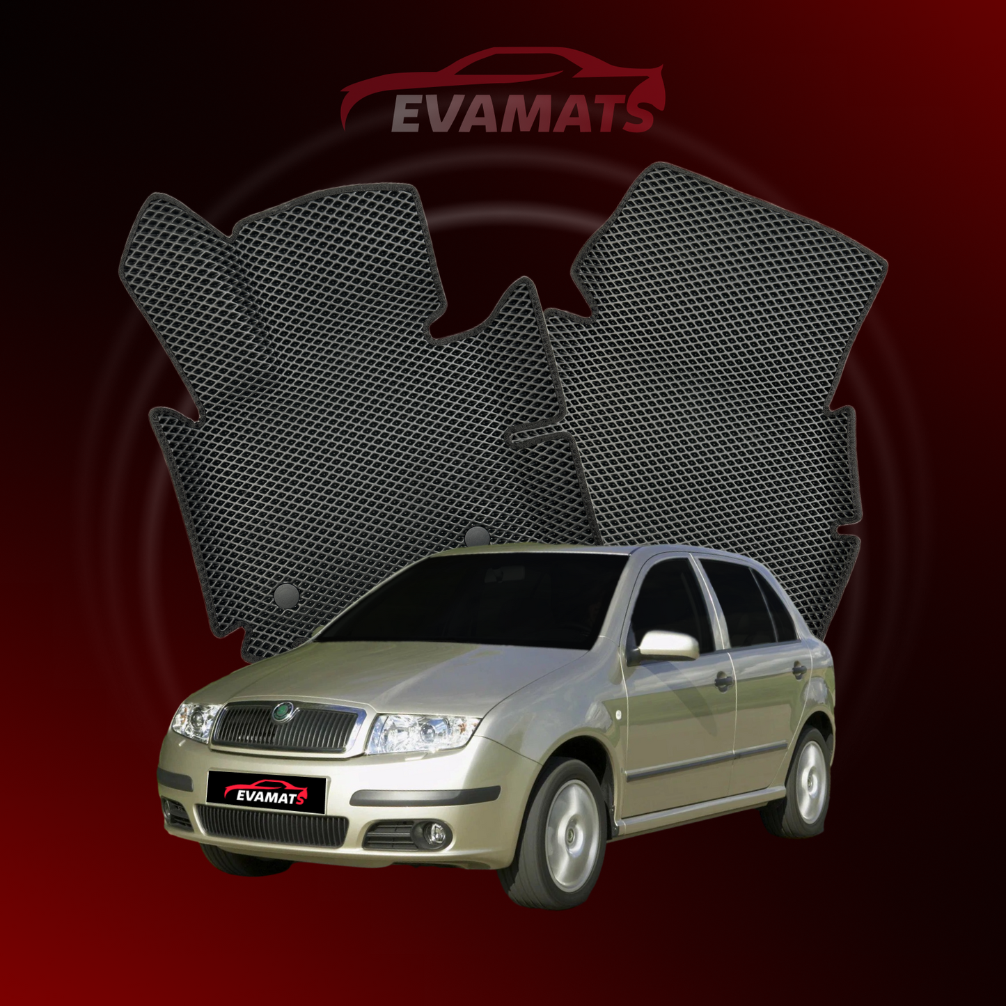 Autokoberce EVAMATS pre Škoda Fabia 1 gen 1999-2007 rok HATCHBACK 5 dv.