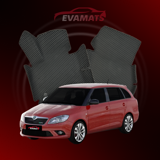 Tapis de voiture EVAMATS pour Skoda Fabia RS 2 gen 2010-2014 année STATION WAGON