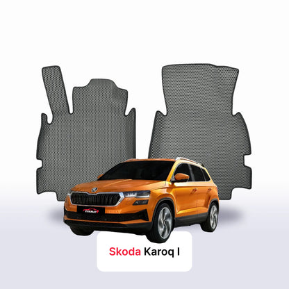 Car mats EVAMATS for Skoda Karoq 1 gen 2017-2028 year SUV