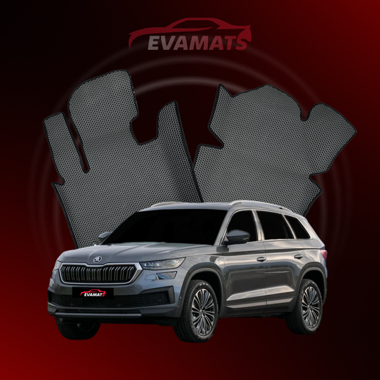 Car mats EVAMATS for Skoda Kodiaq 1 gen 2016-2025 year SUV