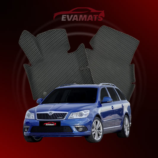 Car mats EVAMATS for Skoda Octavia RS(A5) 2 gen 2005-2013 year STATION WAGON