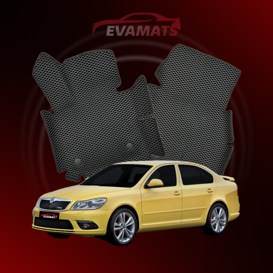 Alfombrillas de coche EVAMATS para Skoda Octavia RS(A5) 2ª generación año 2005-2013 LIFTBACK