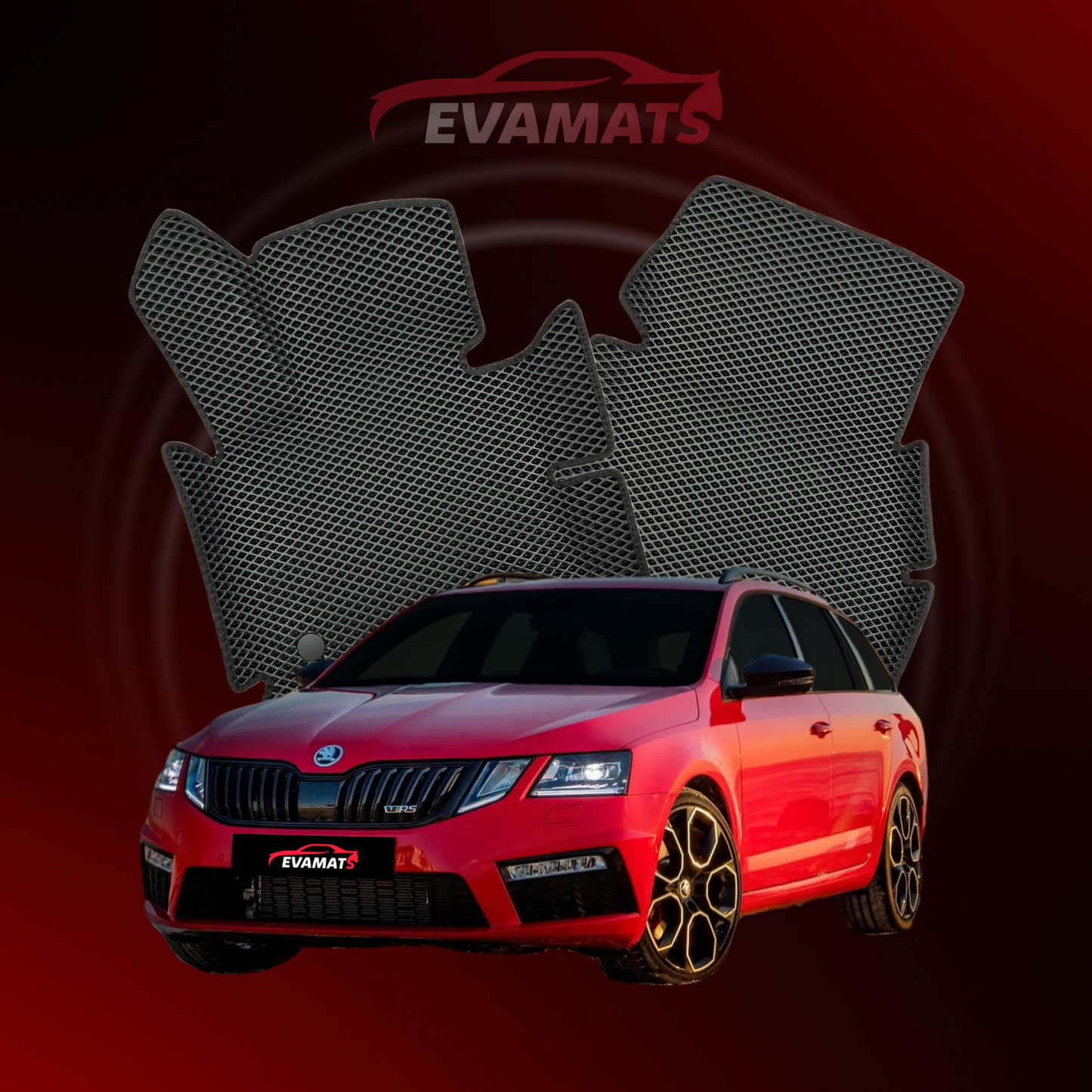 Tapis de voiture EVAMATS pour Skoda Octavia RS(A7) 3 gen 2013-2020 année STATION WAGON