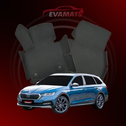 Car mats EVAMATS for Skoda Octavia Scout(A8) 4 gen 2019-2025 year STATION WAGON