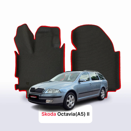 Car mats EVAMATS for Skoda Octavia(A5) pre-facelift 2 gen 2004-2008 year STATION WAGON