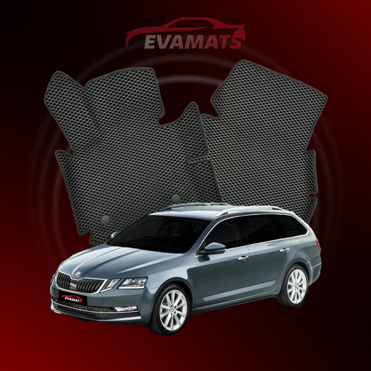 Car mats EVAMATS for Skoda Octavia(A7) 3 gen 2013-2019 year STATION WAGON