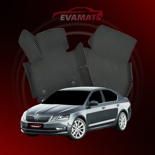 Car mats EVAMATS for Skoda Octavia(A7) 3 gen 2013-2019 year LIFTBACK