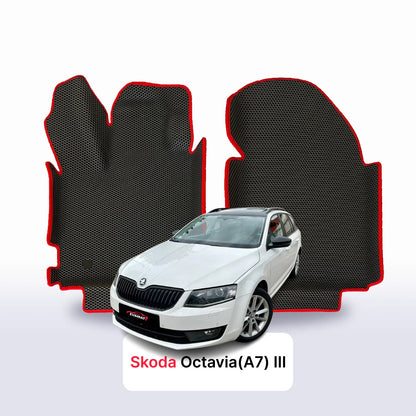 Car mats EVA for Skoda Octavia(A7) pre-facelift 3 gen 2013-2016 year STATION WAGON