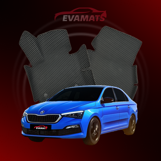 Car mats EVAMATS for Skoda Rapid 2 gen 2020-2025 year LIFTBACK