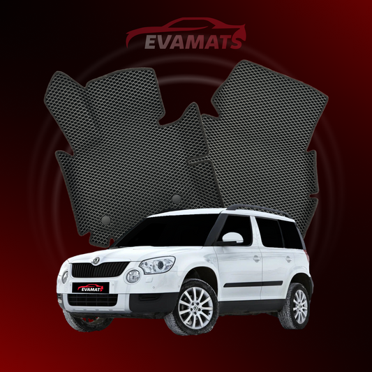 Car mats EVAMATS for Skoda Yeti 1 gen 2009-2018 year SUV