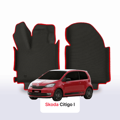 Car mats EVAMATS for Skoda Citigo 1 gen 2011-2020 year HATCHBACK 3 door