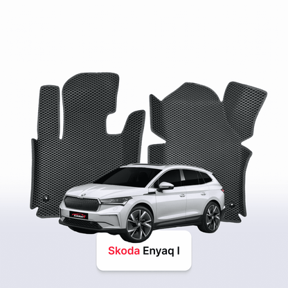 Car mats EVAMATS for Skoda Enyaq 1 gen 2020-2025 year SUV 7 seater