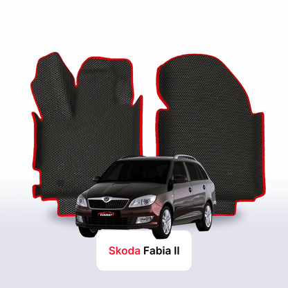 Car mats EVAMATS for Skoda Fabia 2 gen 2007-2014 year STATION WAGON