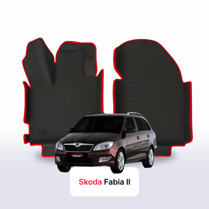 Car mats EVA for Skoda Fabia 2 gen 2007-2014 year STATION WAGON