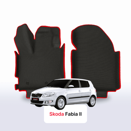Car mats EVAMATS for Skoda Fabia 2 gen 2007-2014 year HATCHBACK 5 door