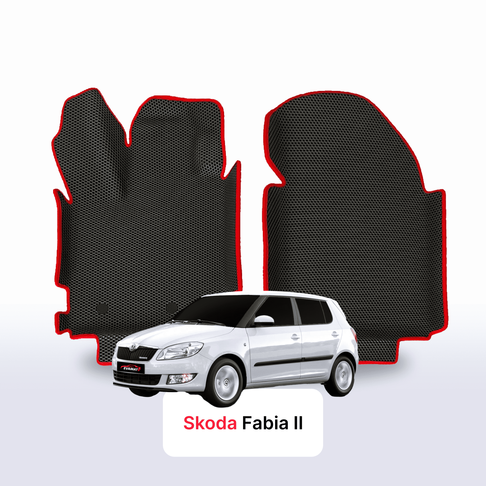 Car mats EVA for Skoda Fabia 2 gen 2007-2014 year HATCHBACK5 door