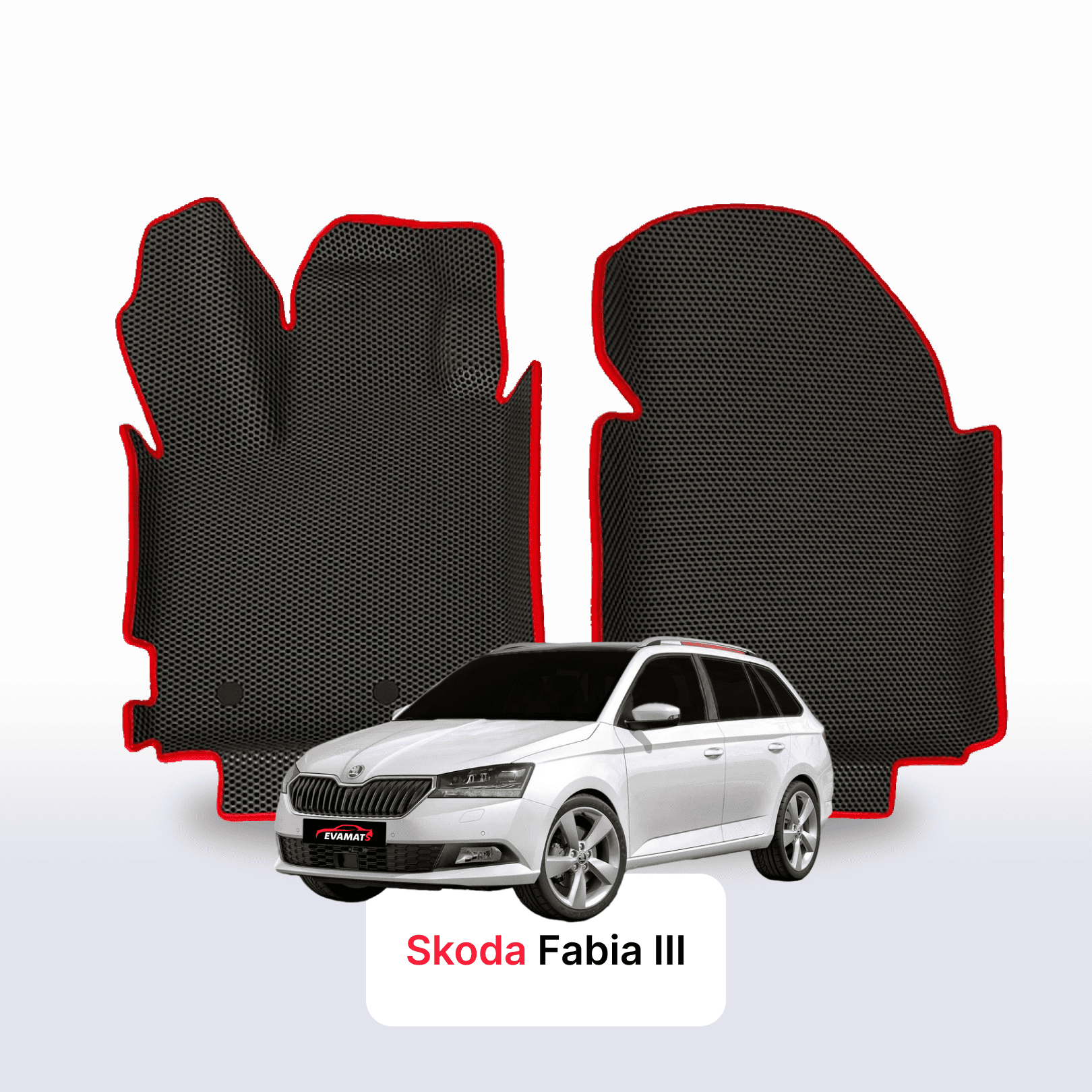 Car mats EVA for Skoda Fabia 3 gen 2014-2022 year STATION WAGON