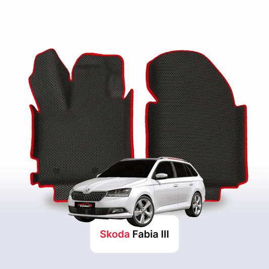 Car mats EVAMATS for Skoda Fabia 3 gen 2014-2022 year STATION WAGON
