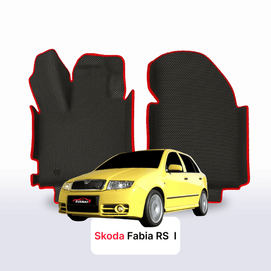 Car mats EVAMATS for Skoda Fabia RS 1 gen 2003-2006 year HATCHBACK 5 door