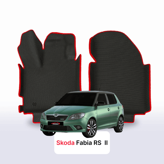 Car mats EVAMATS for Skoda Fabia RS 2 gen 2010-2014 year HATCHBACK 5 door