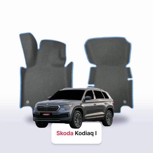 Car mats EVAMATS for Skoda Kodiaq 1 gen 2016-2024 year SUV