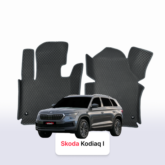 Car mats EVAMATS for Skoda Kodiaq 1 gen 2016-2024 year SUV
