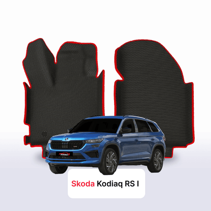 Car mats EVAMATS for Skoda Kodiaq RS 1 gen 2018-2025 year SUV