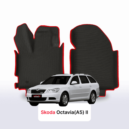 Car mats EVAMATS for Skoda Octavia(A5) facelift 2 gen 2008-2013 year STATION WAGON