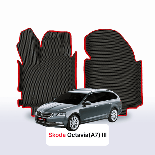 Car mats EVAMATS for Skoda Octavia(A7) facelift 3 gen 2016-2019 year STATION WAGON