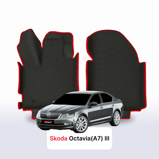 Car mats EVAMATS for Skoda Octavia(A7) 3 gen 2013-2019 year LIFTBACK