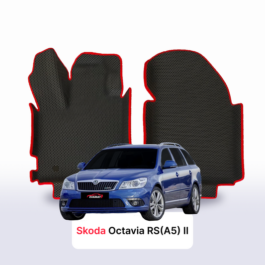 Car mats EVAMATS for Skoda Octavia RS(A5) 2 gen 2005-2013 year STATION WAGON