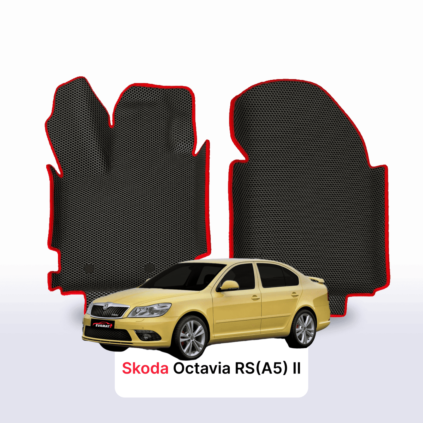 Car mats EVAMATS for Skoda Octavia RS(A5) 2 gen 2005-2013 year LIFTBACK