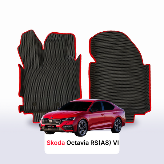 Car mats EVAMATS for Skoda Octavia RS(A8) 4 gen 2020-2025 year LIFTBACK