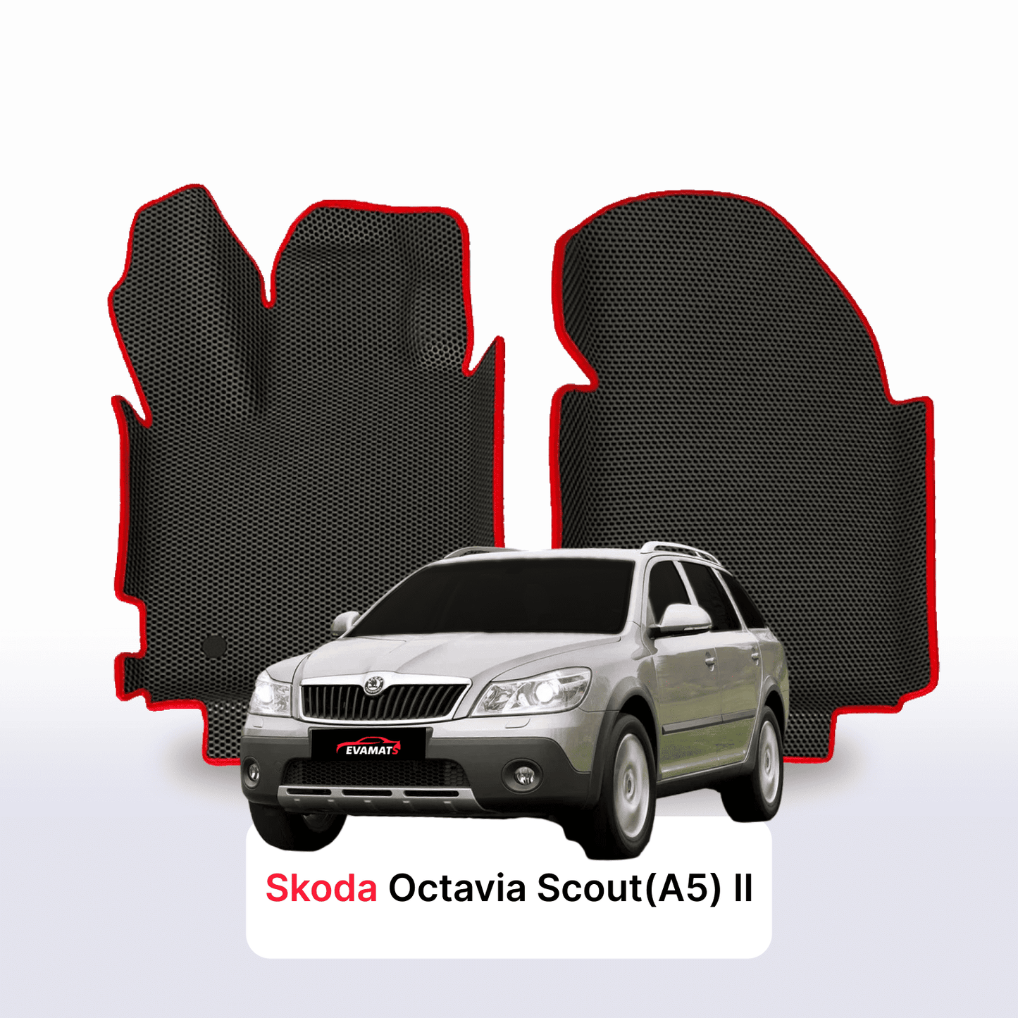 Car mats EVAMATS for Skoda Octavia Scout(A5) 2 gen 2004-2013 year STATION WAGON