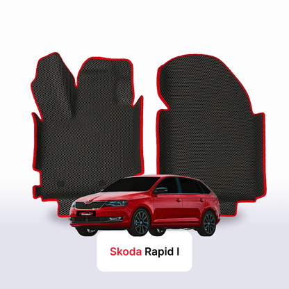 Car mats EVAMATS for Skoda Rapid 1 gen 2012-2020 year STATION WAGON