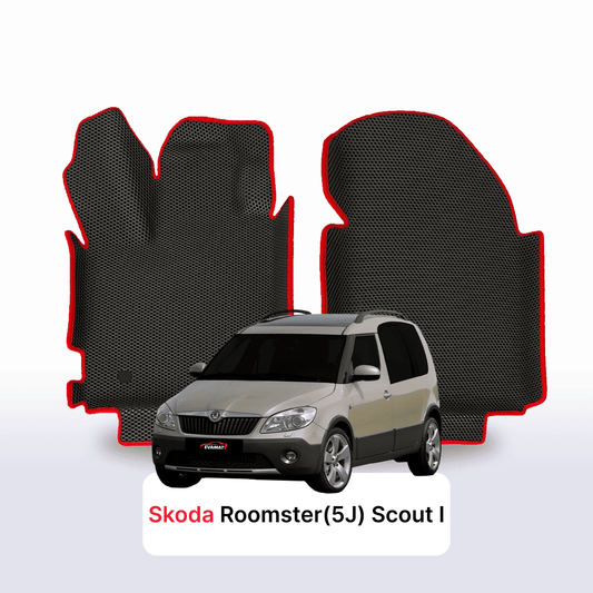 Car mats EVAMATS for Skoda Roomster Scout(5J) 1 gen 2006-2015 year MINIVAN